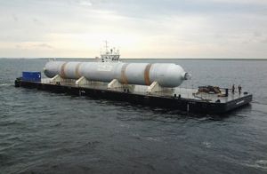 В Дудинке выгрузили оборудование для Ачинского нефтеперерабатывающего завода