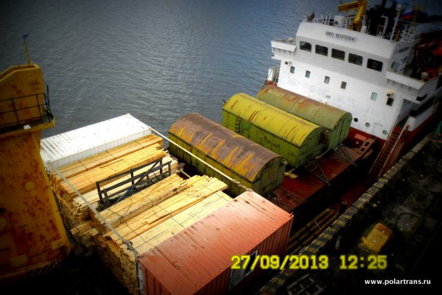27 Cентября 2013 года,  из порта Архангельск вышло очередное судно линии ООО «Полар Транс» Архангельск – Нарьян-Мар.